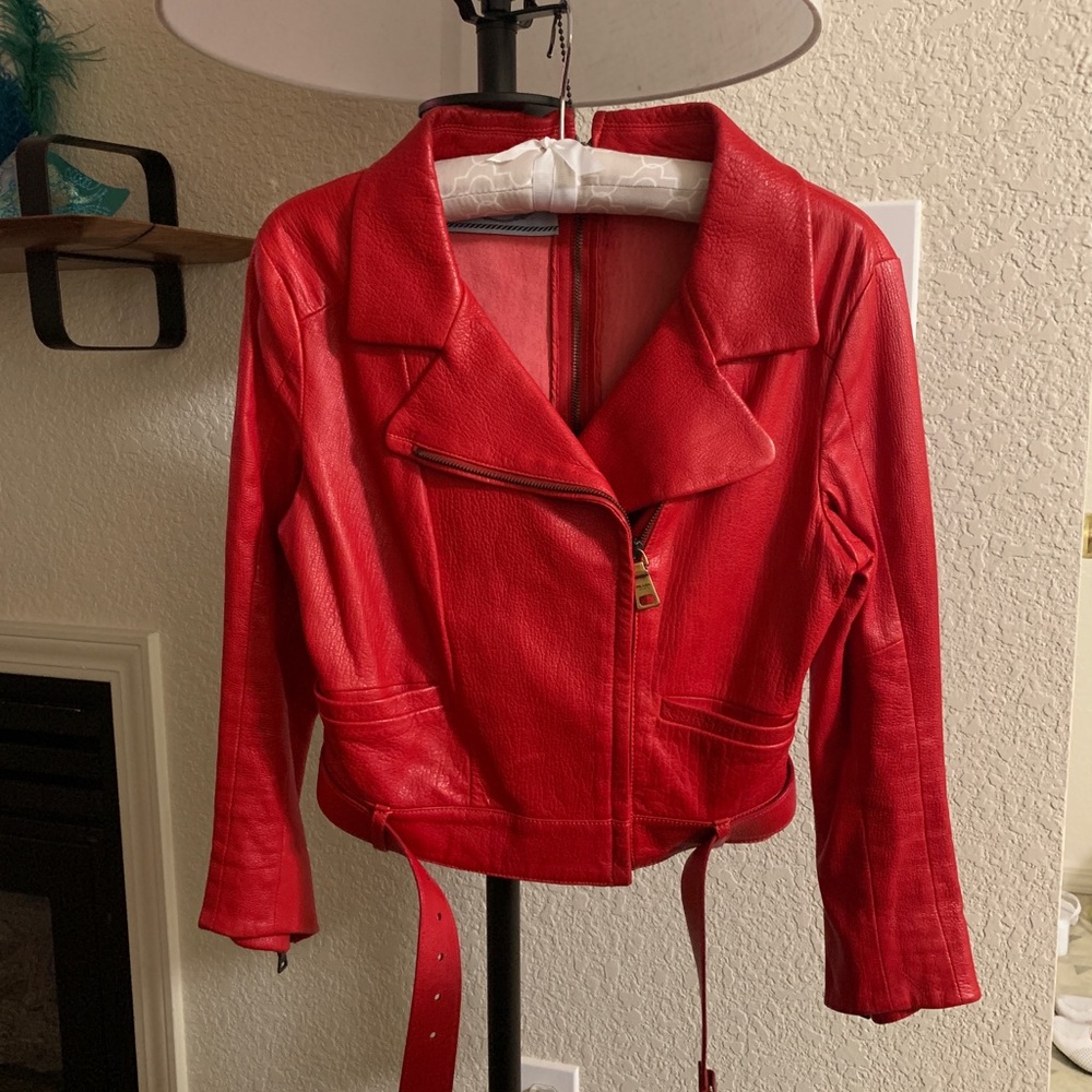 Red Authentic Prada Jacket
